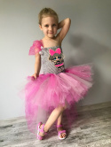 Luksusowa sukienka TUTU LOL Surprise z trenem