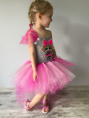 Luksusowa sukienka TUTU LOL Surprise z trenem