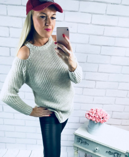 SWETER Neli beż