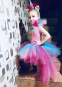Sukienka kostium TUTU Jednorożec