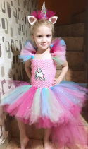 Sukienka kostium TUTU Jednorożec