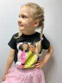 T-shirt nabłyszczany Black Girls
