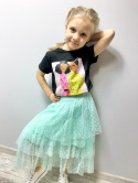 T-shirt nabłyszczany Black Girls