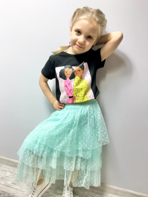 T-shirt nabłyszczany Black Girls T-shirt nabłyszczany Black Girls