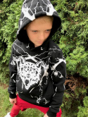 Bluza chłopięca z kapturem BLACK WOLF