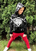 Bluza chłopięca z kapturem BLACK WOLF