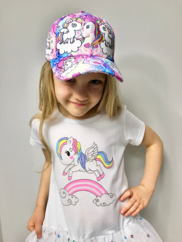 Sukienka dziewczęca tiulowa UNICORN dla maluszków