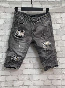Spodenki chłopięce SZORTY JEANS DEKAT Black Denim