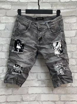 Spodenki chłopięce SZORTY JEANS DEKAT Black Denim