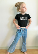 Spodnie dziewczęce dzwony JEANS