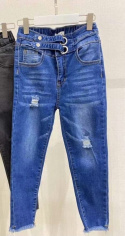Spodnie dziewczęce jeans MOM-FIT boyfriend