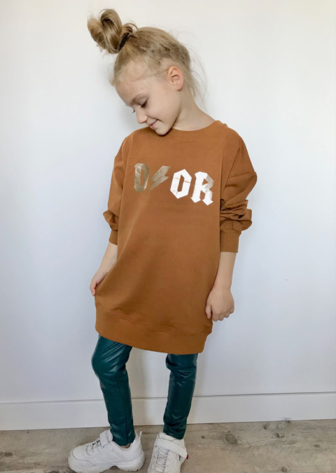 BLUZA Di ~Or kolor camel BLUZA Di ~Or kolor camel