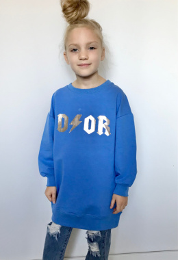 BLUZA Di~Or kolor kobaltowy