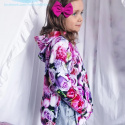 Bluza kangurka z rozcięciami Spring FLOWERS