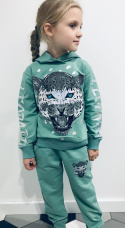 DRES DZIEWCZĘCY Tiger mięta