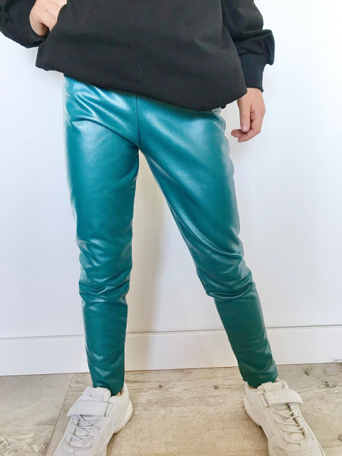 SKÓRZANE legginsy termoizolacyjne ocieplane SKÓRZANE legginsy termoizolacyjne ocieplane