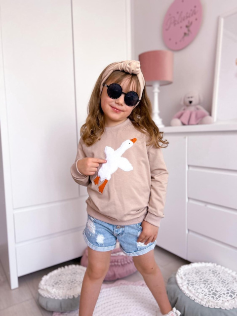 Bluza GĘŚ PIPA -największy polski hit, kolor beż Bluza GĘŚ PIPA -największy polski hit, kolor beż