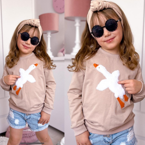 Bluza GĘŚ PIPA -największy polski hit, kolor beż Bluza GĘŚ PIPA -największy polski hit, kolor beż