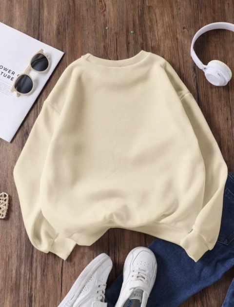 Bluza dziewczęca SERCE beż Bluza dziewczęca SERCE beż