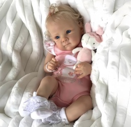 LALKA bobas REBORN dziewczynka
