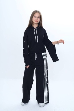 Stylowy komplet dresowy-czarny
