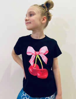 T-shirt WISIEŃKI czerń