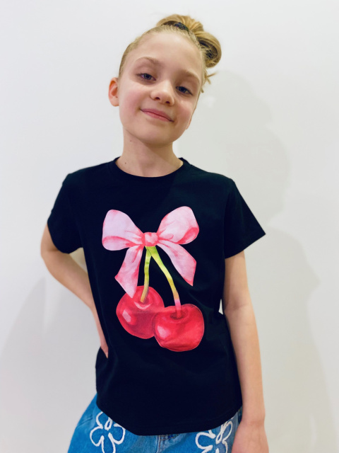 T-shirt WISIEŃKI czerń T-shirt WISIEŃKI czerń