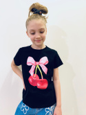 T-shirt WISIEŃKI czerń
