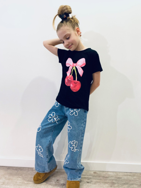 T-shirt WISIEŃKI czerń T-shirt WISIEŃKI czerń