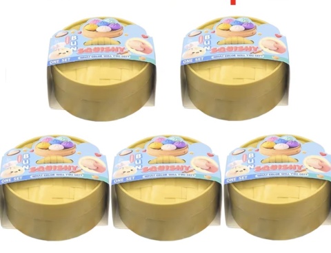 2 sztuk ZESTAW gniotków Squishy Dumpling Pierożek zabawka antystresowa