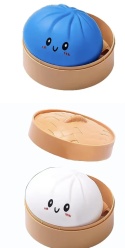 2 sztuk ZESTAW gniotków Squishy Dumpling Pierożek zabawka antystresowa
