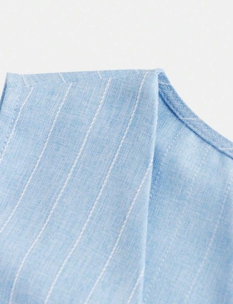 Elegancki zestaw wizytowy dla dziewczynki KOMUNIA WESELE błękit