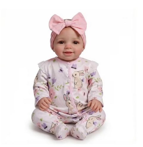 Lalka REBORN winylowa 45 cm, z akcesoriami