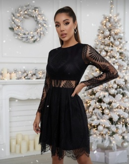 Luksusowa sukienka damska KORONKA