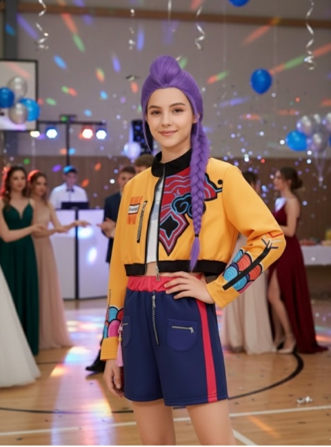 Przebranie karnawałowe RUMI Łowczyni Demonów