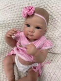 REBORN lalka jak zywe dziecko cała winylowa 48 cm