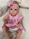 REBORN lalka jak zywe dziecko cała winylowa 48 cm