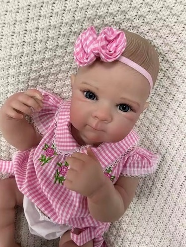 REBORN lalka jak zywe dziecko cała winylowa 48 cm