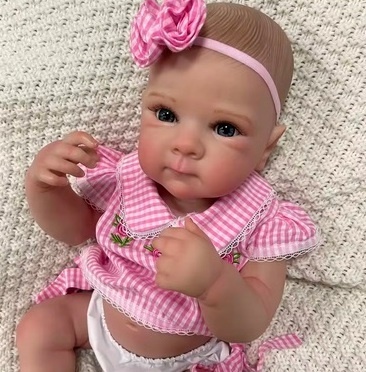 REBORN lalka jak zywe dziecko cała winylowa 48 cm