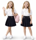 Zestaw galowy szkolny koszula spódnica