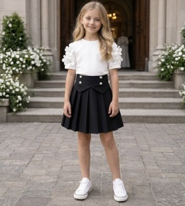 Zestaw szkolny galowy WIZYTOWY DZIEWCZĘCY